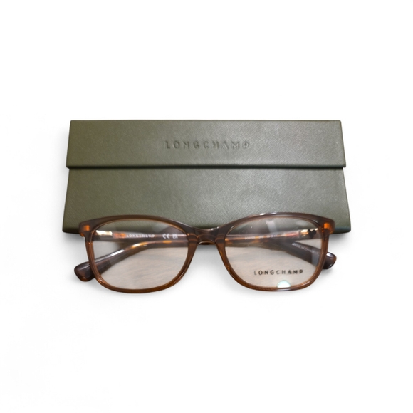 Longchamp Men's Glasses in Rich Brown - Picture 2 of 5